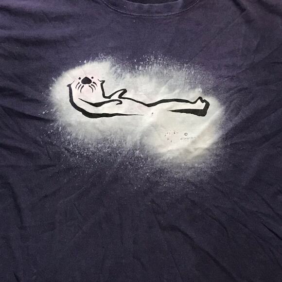 Vintage otter tee size large - Picture 3 of 3
